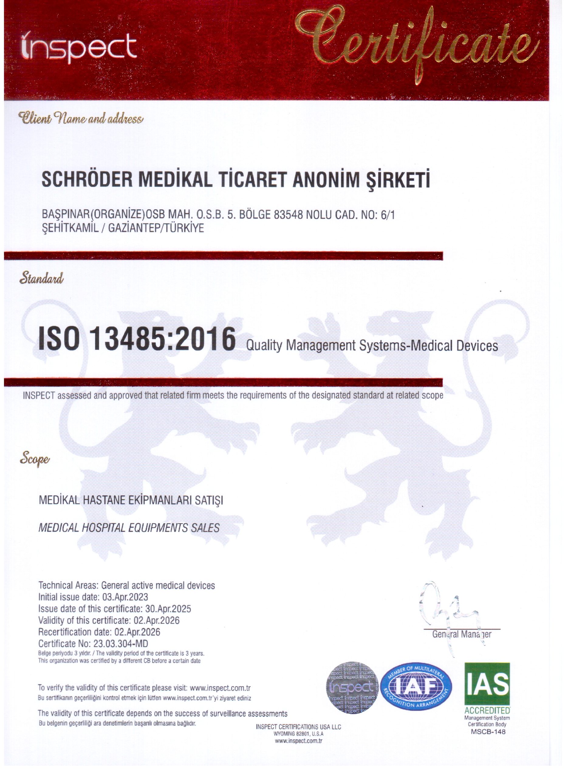 ISO 13485