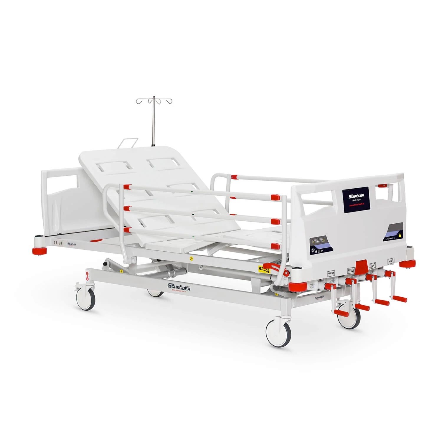 Mechanical Operated Hospital Bed, 2 Cranks